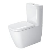 Duravit WC combiné sur pied, chasse profonde Happy D.2 36,5x63 cm, 4,5 l, évac. horiz./obliq., blanc