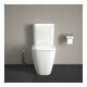 Duravit WC combiné sur pied, chasse profonde Happy D.2 36,5x63 cm, 4,5 l, évac. horiz./obliq., blanc-2