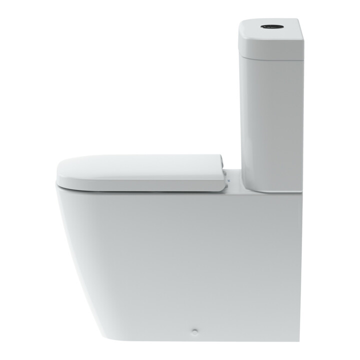 Duravit WC combiné sur pied, chasse profonde Happy D.2 36,5x63 cm, 4,5 l, évac. horiz./obliq., blanc