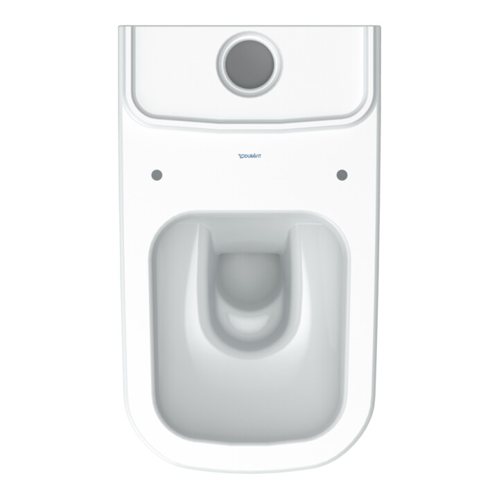 Duravit WC combiné sur pied, chasse profonde Happy D.2 36,5x63 cm, 4,5 l, évac. horiz./obliq., blanc