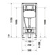 Duravit WC-Element DuraSystem 115x12,6cm, für Trockenbau