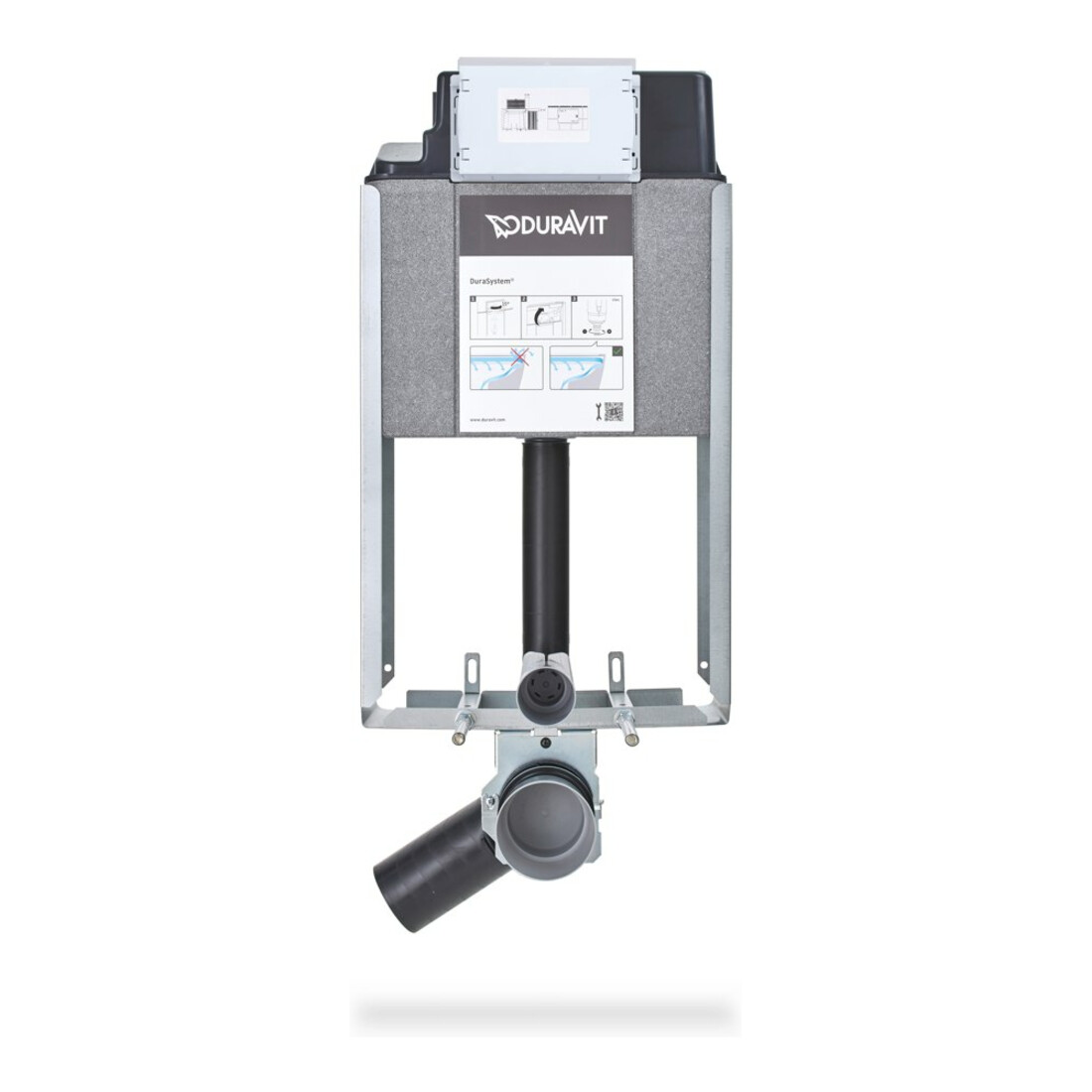 Duravit WC-élément DuraSystem 44,5x91,5 cm, pour installation humide, prémonté