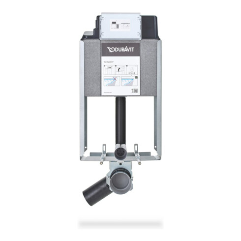 Duravit WC-Element DuraSystem 44,5x91,5cm, für Nasseinbau, vormontiert