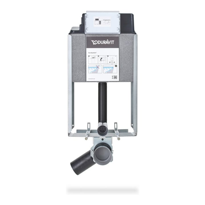 Duravit WC-Element DuraSystem 44,5x91,5cm, für Nasseinbau, vormontiert