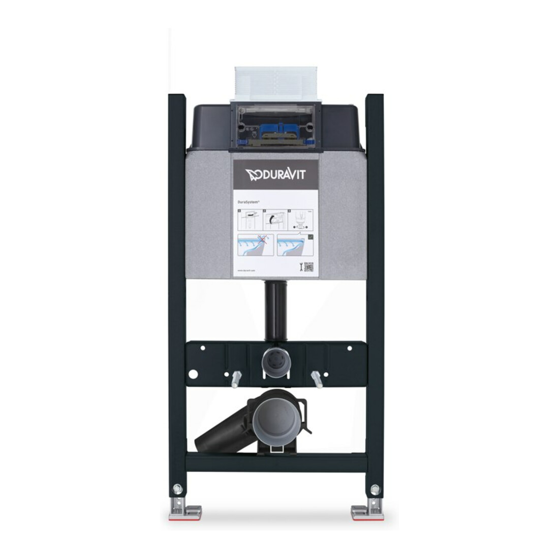 Duravit WC-Element DuraSystem 50x99cm, Basic, vormont., pulverbes