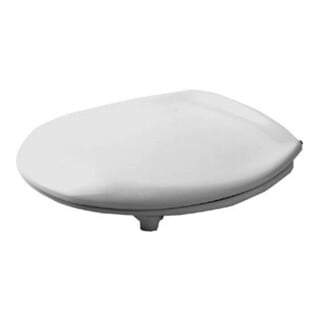 Duravit WC-Sitz Architec Vital o. Absenkaut., Scharn. Edelstahl, weiß
