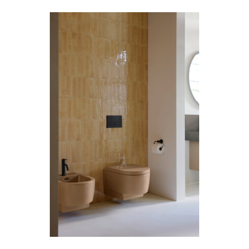 Duravit WC-Sitz Balcoon Compact 37x54 cm, abattant, avec abaissement, Clay ter ma