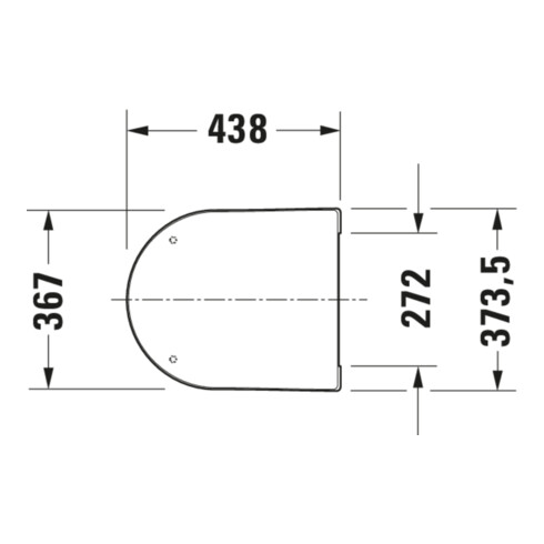 Duravit WC-Sitz Balcoon Compact 37x54 cm, abattant, avec abaissement, Clay ter ma