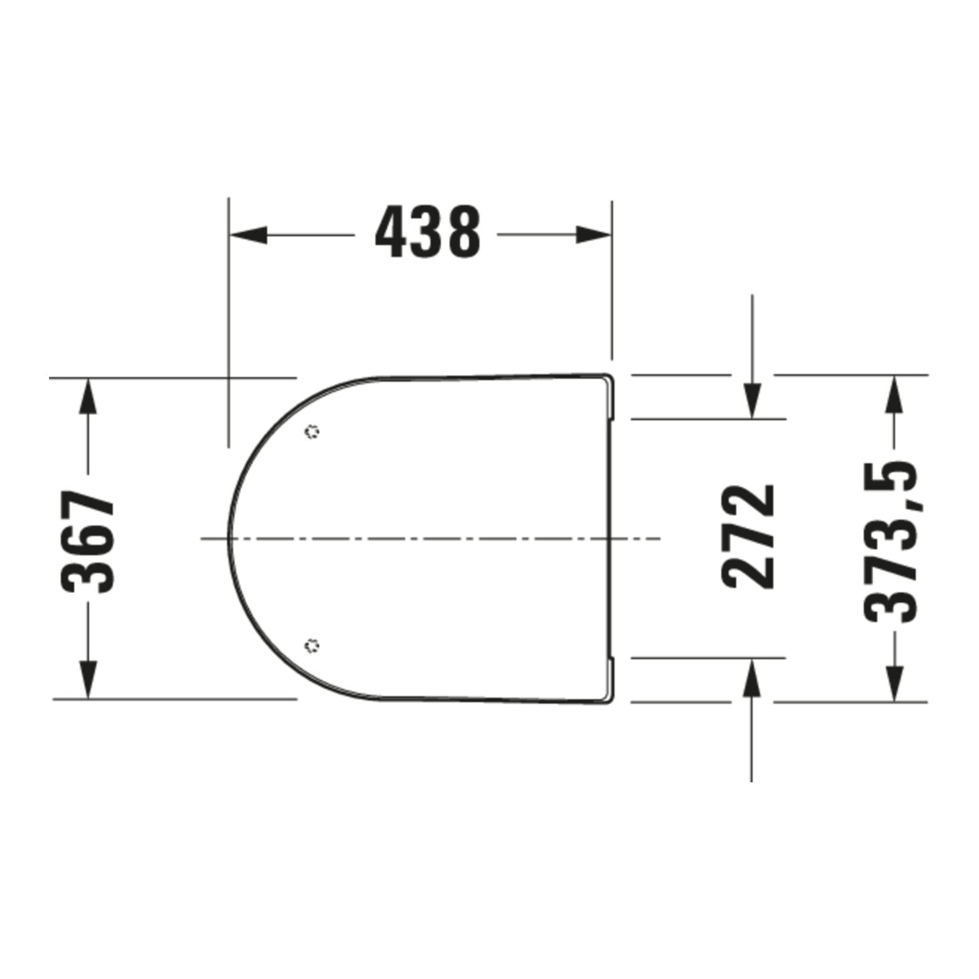 Duravit WC-Sitz Balcoon Compact 37x54 cm, abattant, avec abaissement, Clay ter ma