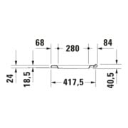 Duravit WC-Sitz Balcoon Compact 37x54cm, abn., m Absenkaut., Clay ter ma-2