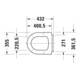 Duravit WC-Sitz Balcoon Compact 37x54cm, abn., o Absenkaut., Clay ter ma-4