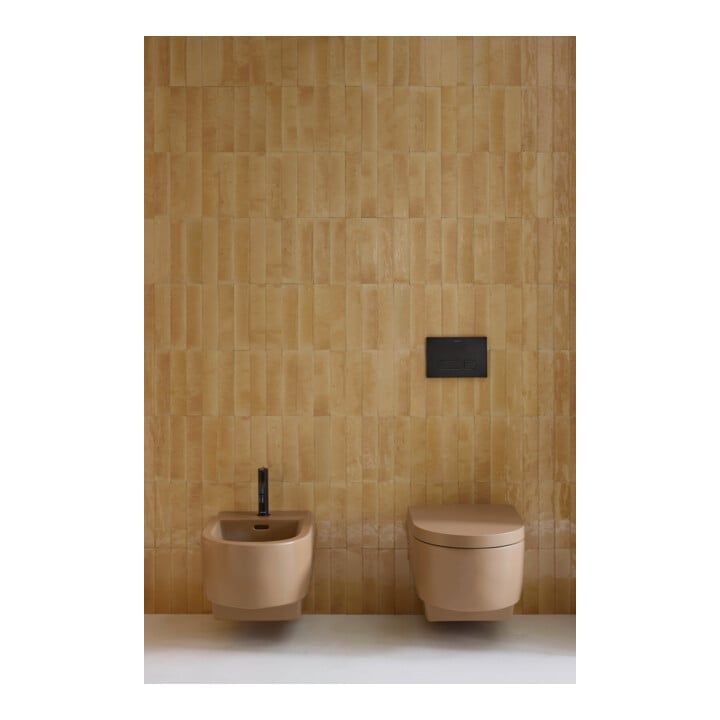 Duravit WC-Sitz Balcoon Compact 37x54cm, abn., o Absenkaut., Clay ter ma