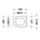 Duravit WC-Sitz Balcoon Compact 37x54cm, abn., o. Absenkaut., we. s-matt-4