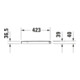 Duravit WC-Sitz Balcoon Compact 37x54cm, abn., o. Absenkaut., we. s-matt