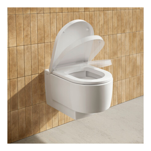Duravit WC-Sitz Balcoon Compact 37x54cm, abnehmb., m Absenkaut., we. hgl