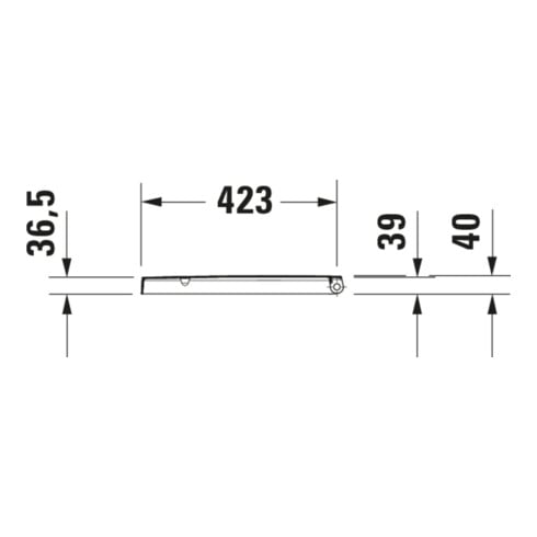Duravit WC-Sitz Balcoon Compact 37x54cm, abnehmb., m Absenkaut., we. hgl