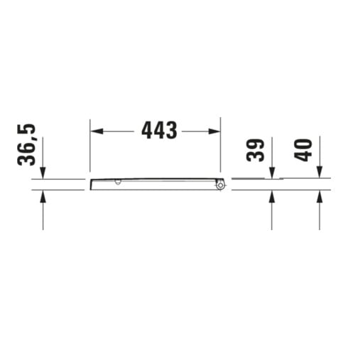Duravit WC-Sitz Balcoon Überlappend, abn., m Abs, Clay ter ma