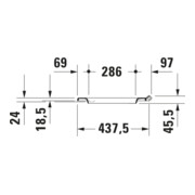 Duravit WC-Sitz Balcoon Überlappend, abn., m Abs, Clay ter ma-4