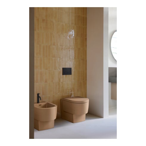 Duravit WC-Sitz Balcoon Überlappend, abn., m Abs, Clay ter ma