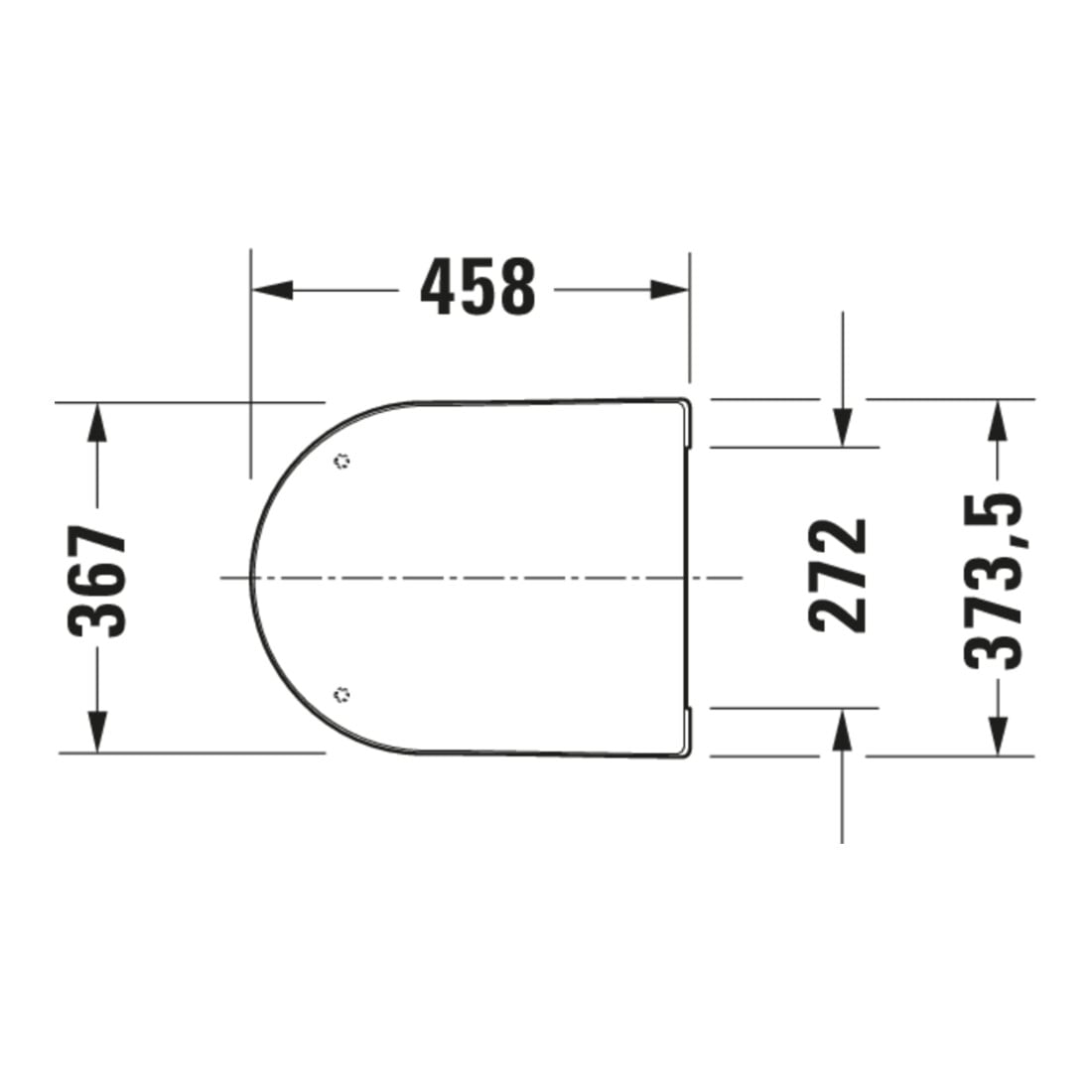 Duravit WC-Sitz Balcoon Überlappend, abn., m Abs, Clay ter ma