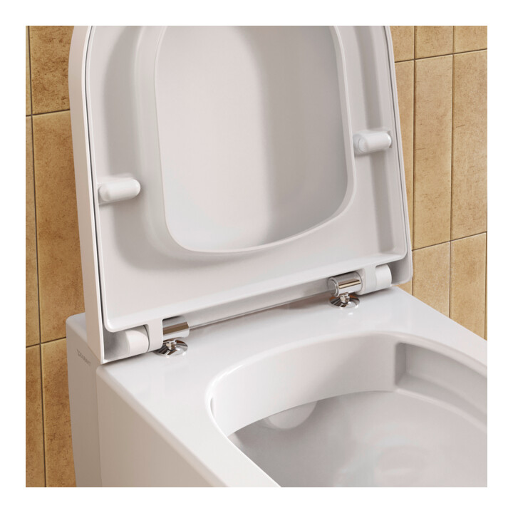 Duravit WC-Sitz Balcoon Überlappend, abn., m Abs, we. s-matt