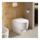 Duravit WC-Sitz Balcoon Überlappend, abn., m Abs, we. s-matt
