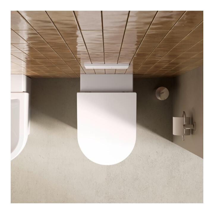 Duravit WC-Sitz Balcoon Überlappend, abn., m Abs, we. s-matt