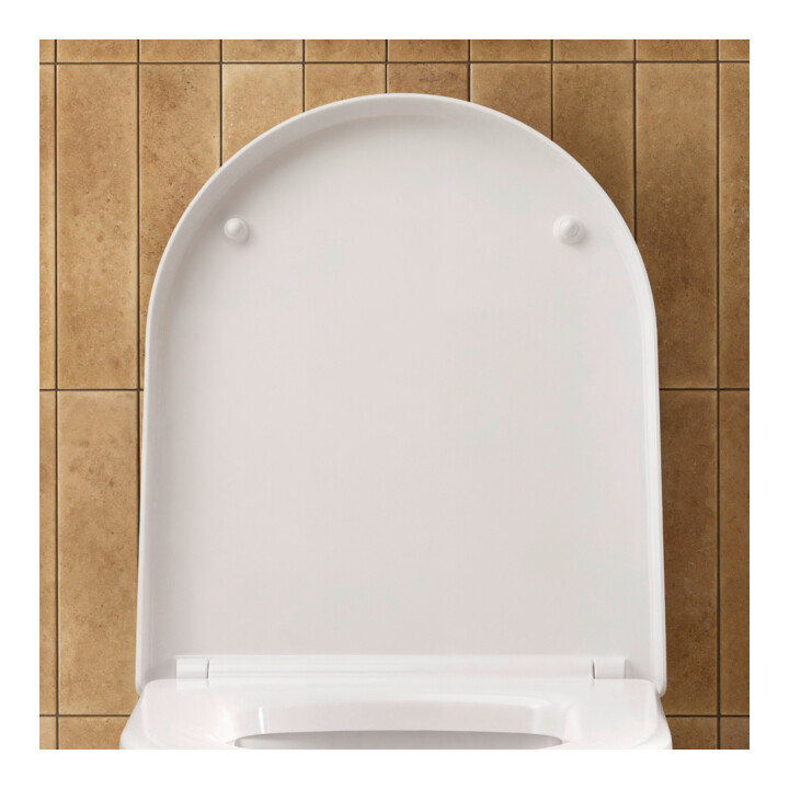 Duravit WC-Sitz Balcoon Überlappend, abn., m Abs, we. s-matt