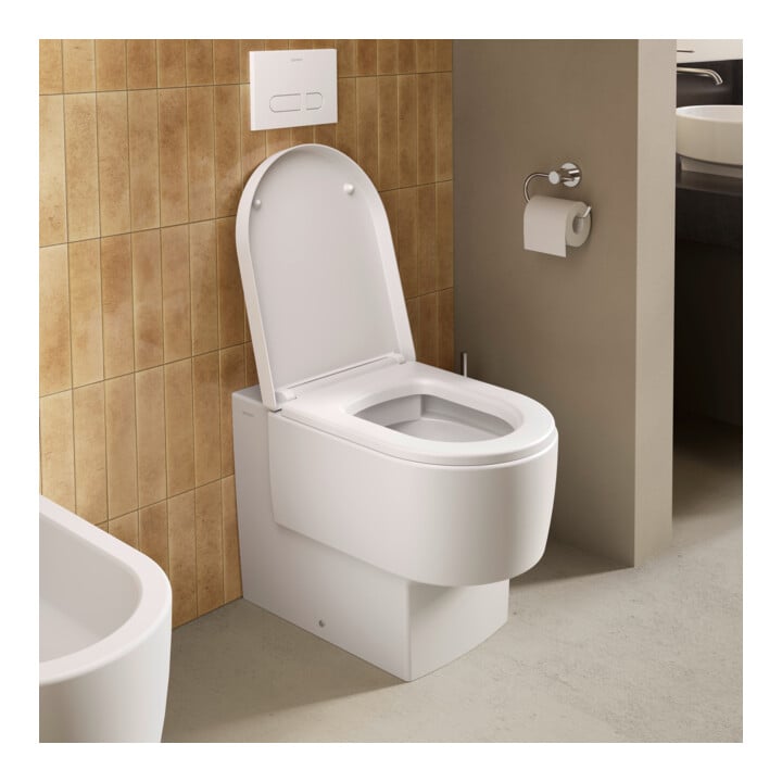 Duravit WC-Sitz Balcoon Überlappend, abn., m Abs, we. s-matt