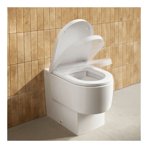 Duravit WC-Sitz Balcoon Überlappend, abn., m Abs, we. s-matt