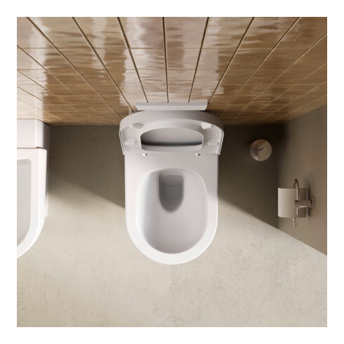 Duravit WC-Sitz Balcoon Überlappend, abn., m Abs, we. s-matt