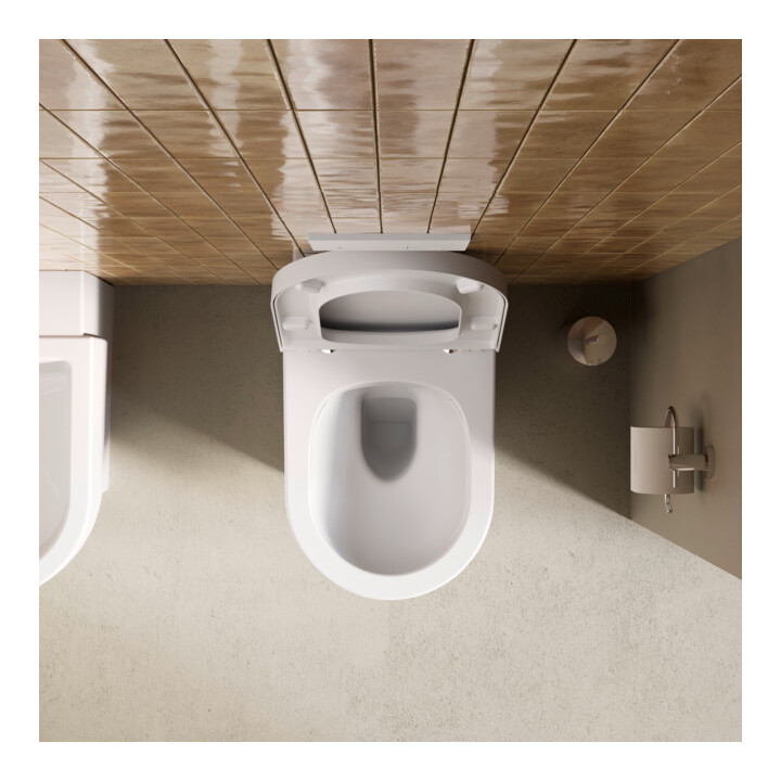 Duravit WC-Sitz Balcoon Überlappend, abn., m Abs, we. s-matt