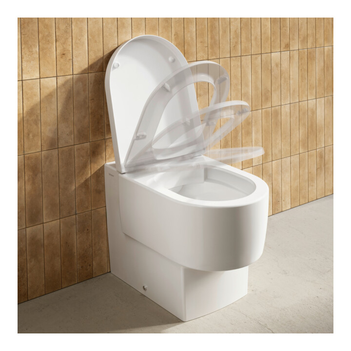 Duravit WC-Sitz Balcoon Überlappend, abn., m Abs, we. s-matt