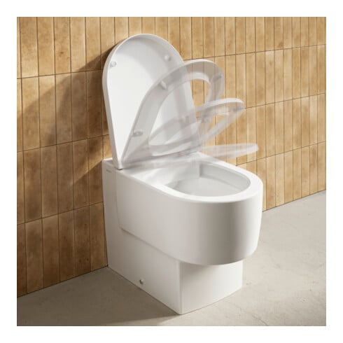Duravit WC-Sitz Balcoon Überlappend, abn., m Absenkaut., we. hgl