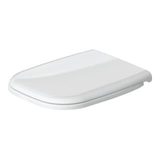 Duravit WC-Sitz D-Code Compact o. Absenkaut., Scharn. Edelstahl, weiß