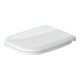 Duravit WC-Sitz D-Code Compact o. Absenkaut., Scharn. Edelstahl, weiß-1