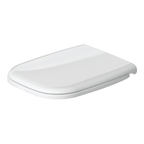 Duravit WC-Sitz D-Code Compact o. Absenkaut., Scharn. Edelstahl, weiß