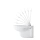 Duravit WC-Sitz D-Code Compact o. Absenkaut., Scharn. Edelstahl, weiß