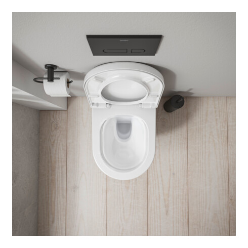 Duravit WC-Sitz D-Code m Absenkaut., abnehmb., Scharn. ES, weiß