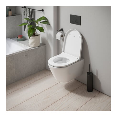 Duravit WC-Sitz D-Code m Absenkaut., abnehmb., Scharn. ES, weiß