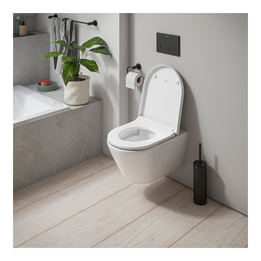 Duravit WC-Sitz D-Code m Absenkaut., abnehmb., Scharn. ES, weiß