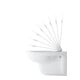 Duravit WC-Sitz D-Code m Absenkaut., Scharn. Kunststoff, weiß