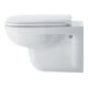 Duravit WC-Sitz D-Code m Absenkaut., Scharn. Kunststoff, weiß