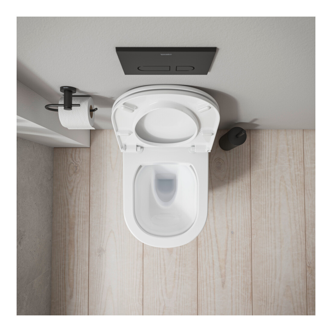 Duravit WC-Sitz D-Code m Absenkautomatik, nicht abnehmbar, weiß