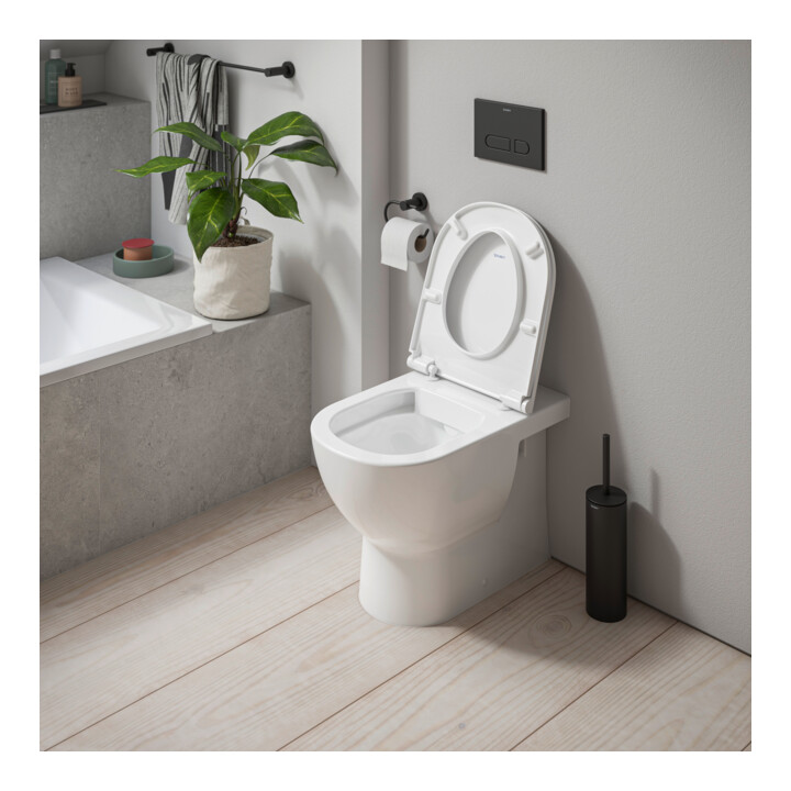 Duravit WC-Sitz D-Code m Absenkautomatik, nicht abnehmbar, weiß
