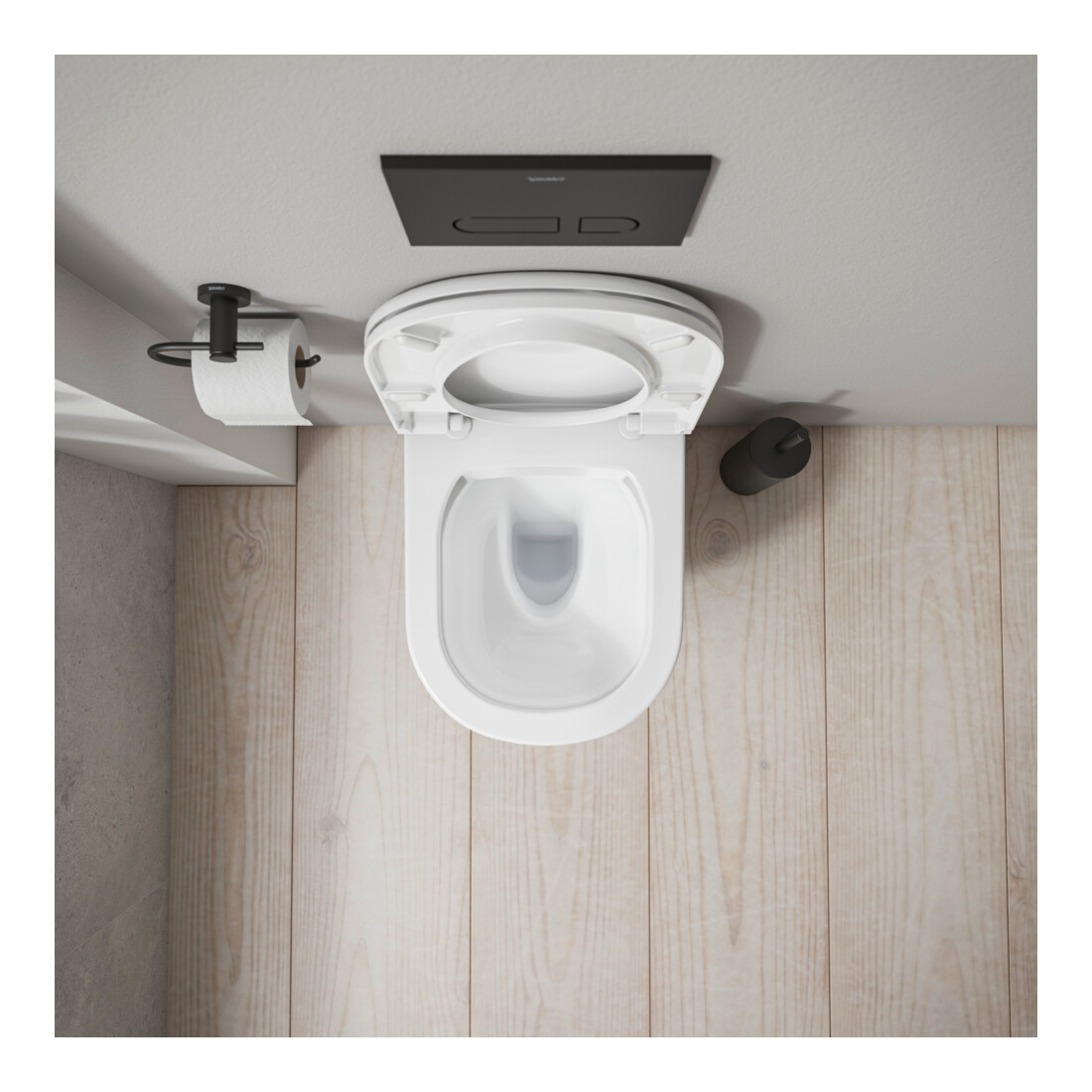 Duravit WC-Sitz D-Code mit Absenkautomatik, abnehmbar, weiß