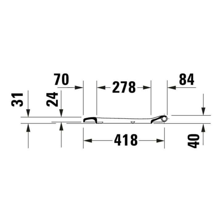 Duravit WC-Sitz D-Code mit Absenkautomatik, abnehmbar, weiß