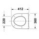 Duravit WC-Sitz D-Code mit Absenkautomatik, weiß-2