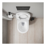 Duravit WC-Sitz D-Code o. Absenkaut., Scharn. Edelstahl, weiß-5