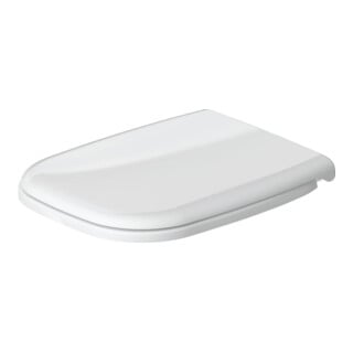 Duravit WC-Sitz D-Code o. Absenkaut. Scharniere Edelstahl, weiß
